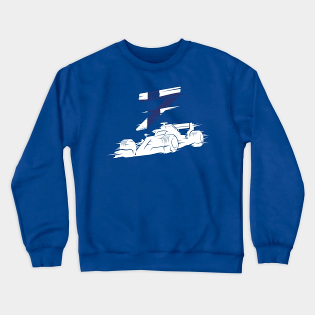 We Race On! 7 [Flag] Crewneck Sweatshirt by DCLawrenceUK